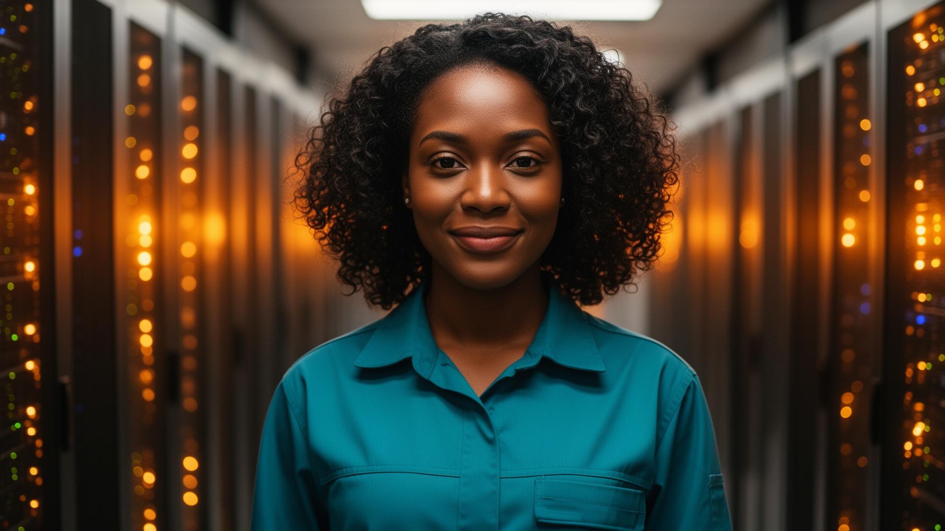 Clear Source engineer in a data center
